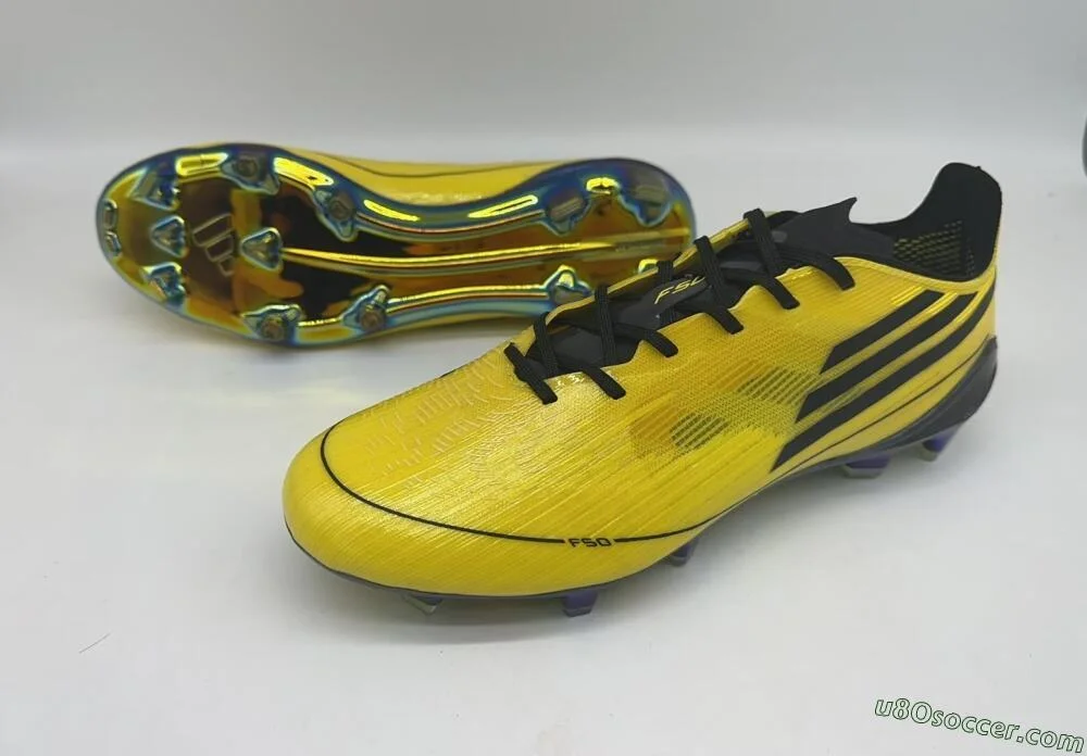 Adidas F50 Elite FG - Yellow/Black/Gold | Speed & Agility