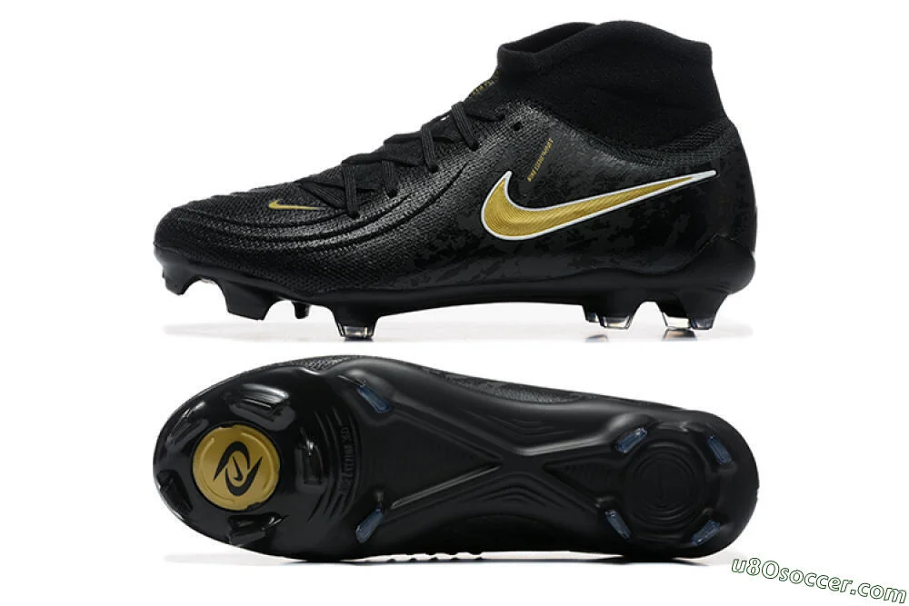 Nike Phantom Luna Elite FG - Black/Gold | Premium Football Boots