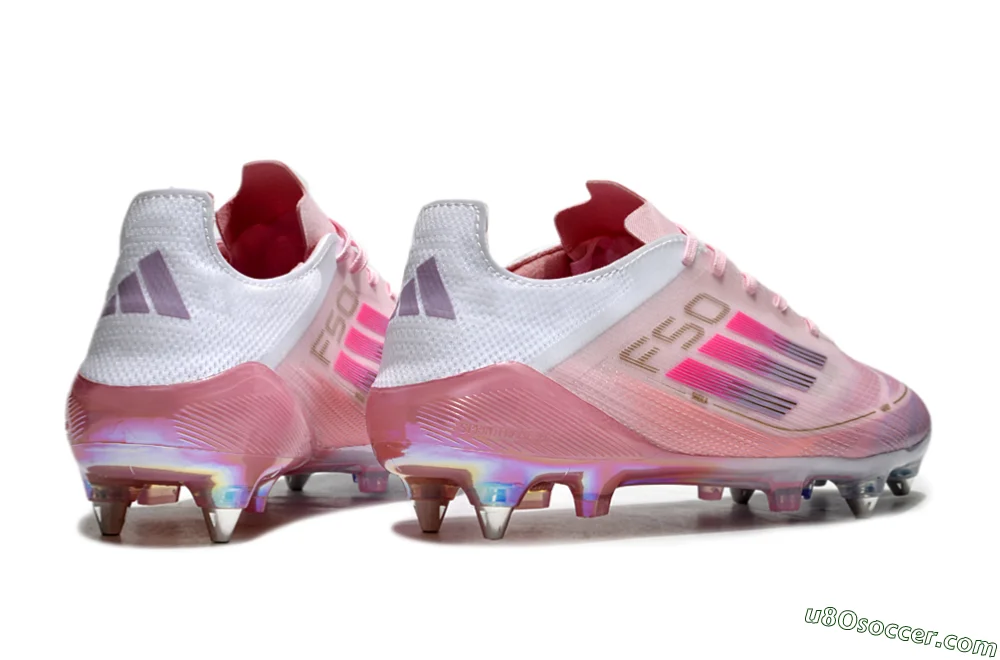 Adidas F50 Elite 304 SG - Pink/Gold/White Soccer Cleats