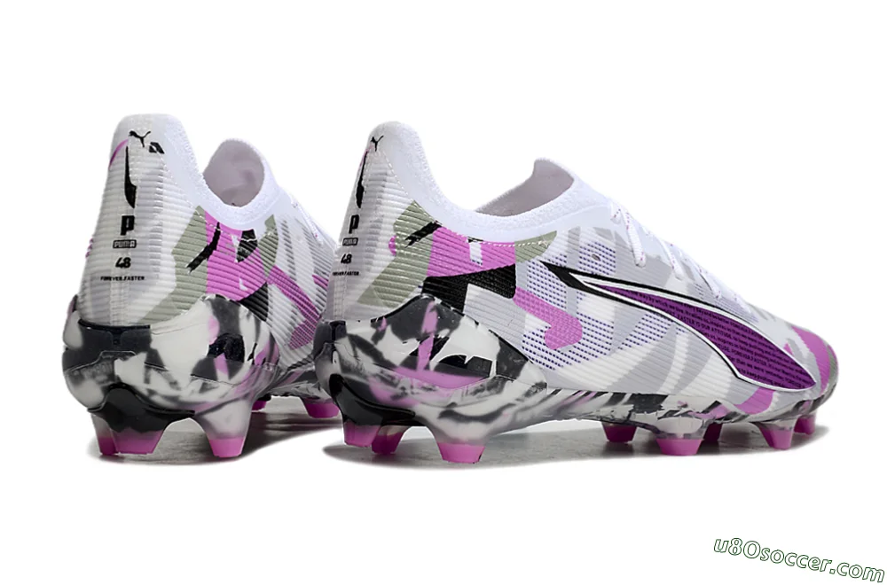 Puma Ultra Ultimate FG - White/Purple/Black | Speed