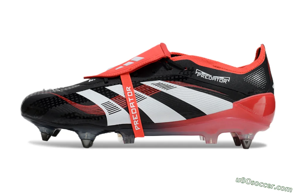 Adidas Predator 25 Elite Foldover Tongue SG - Black/White/Red