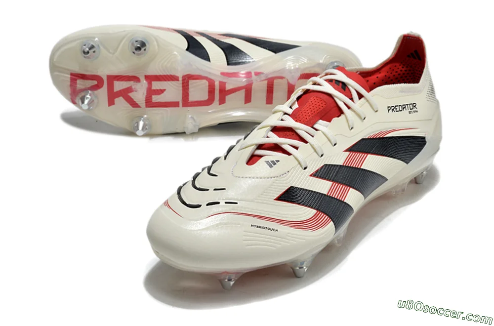Adidas Predator 25 Elite SG - White/Black/Red | Performance