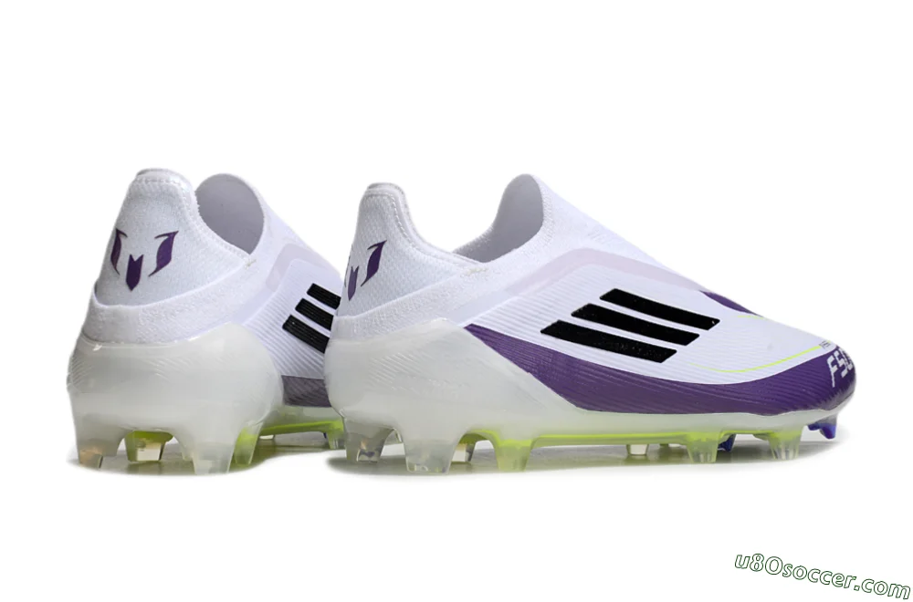 adidas F50 MESSI ホワイト/パープル Messi x Adidas F50 Elite FG - White/Black/Purple | Cheap Football