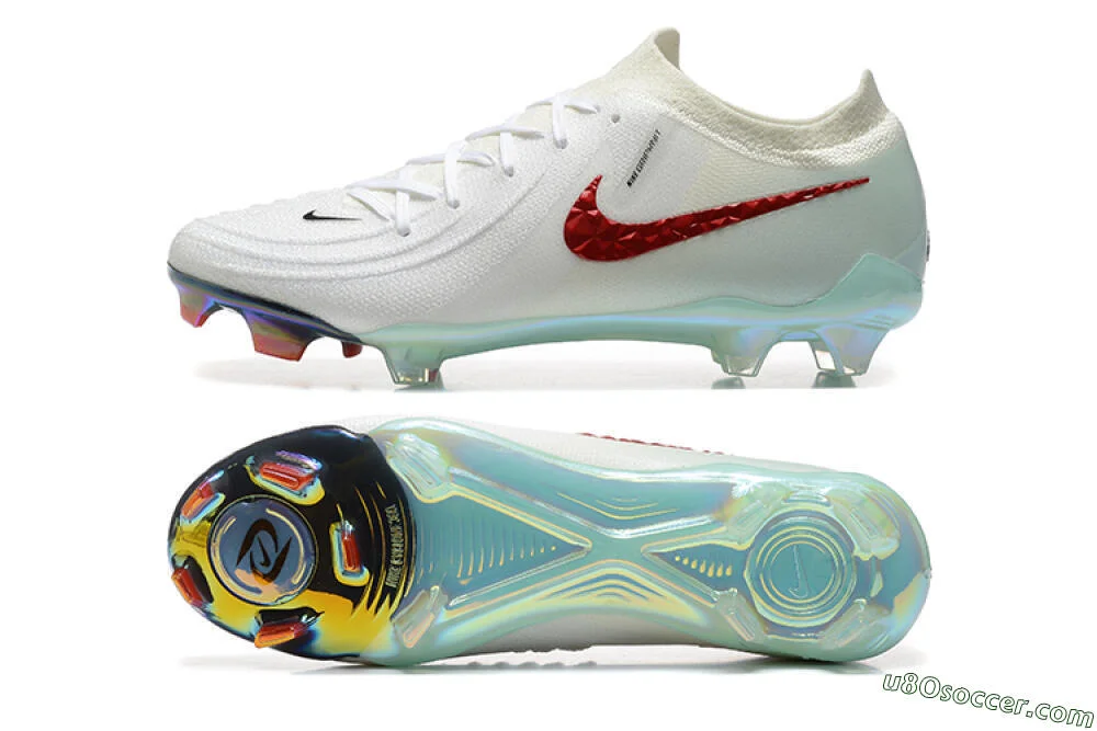 シューズ NIKE W PHANTOM LUNA ELITE FG Nike Phantom Luna Elite FG - White/Red/Jade | Performance