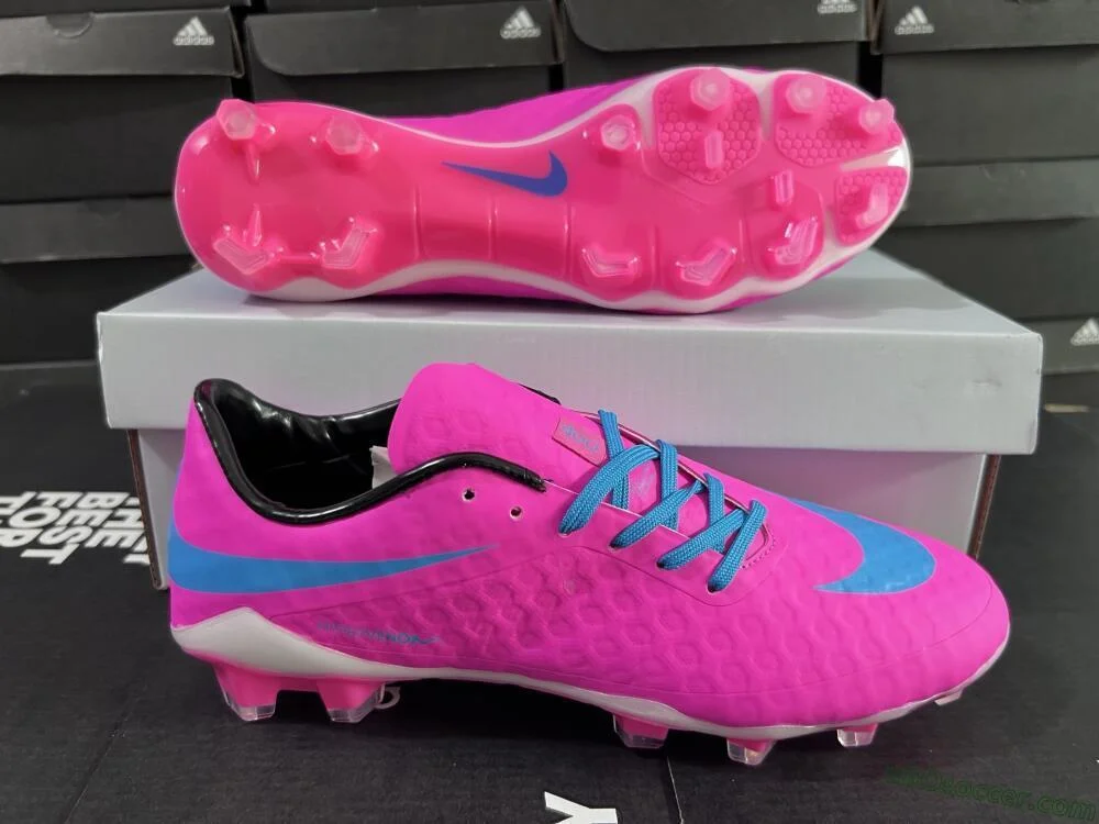 Cheap Nike Hypervenom Phantom FG - Pink/Blue/White Football Boots