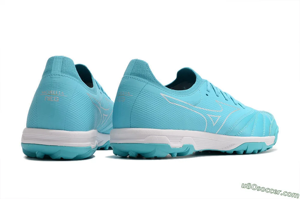 【BLUE BLUE】ミズノ/モレリアネオサラβ JAPAN TF Blue & White Mizuno Morelia Neo Sala β Japan TF Soccer Shoes