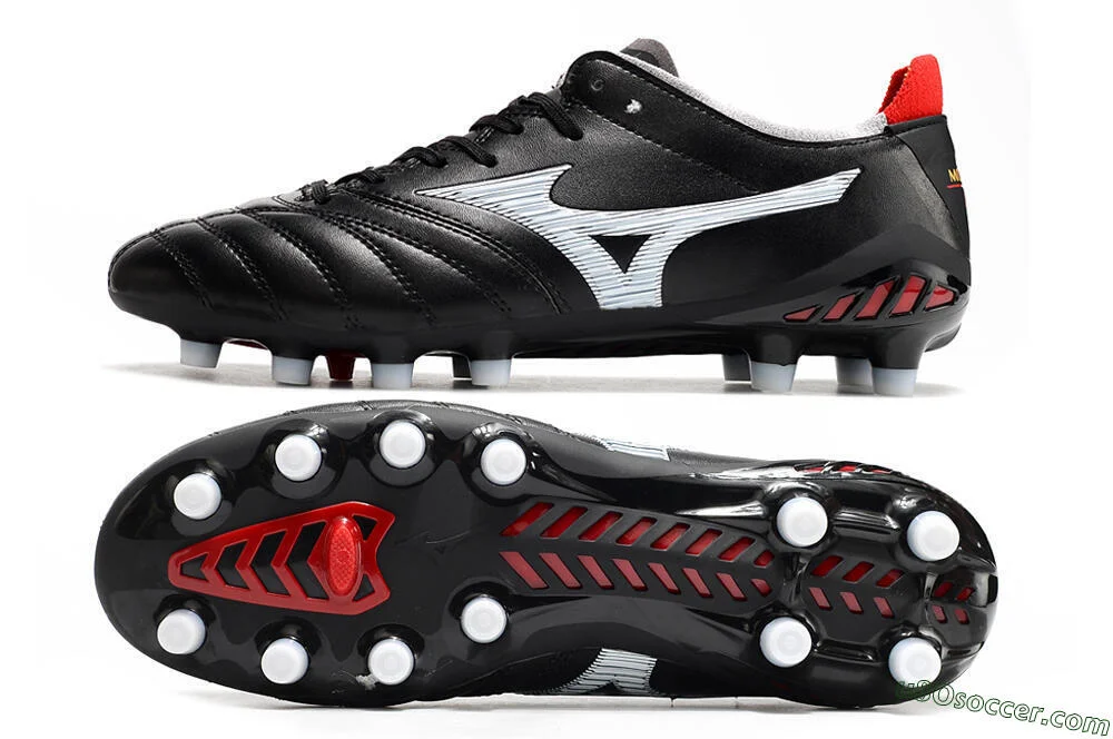 Mizuno Morelia Neo 3 Pro FG Soccer Cleats - Black, White