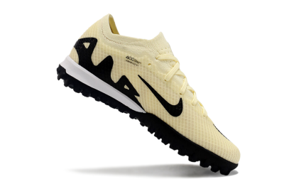 Nike Air Zoom Mercurial Vapor 15 Elite TF Artificial Turf Soccer Shoes - Beige/Black/White
