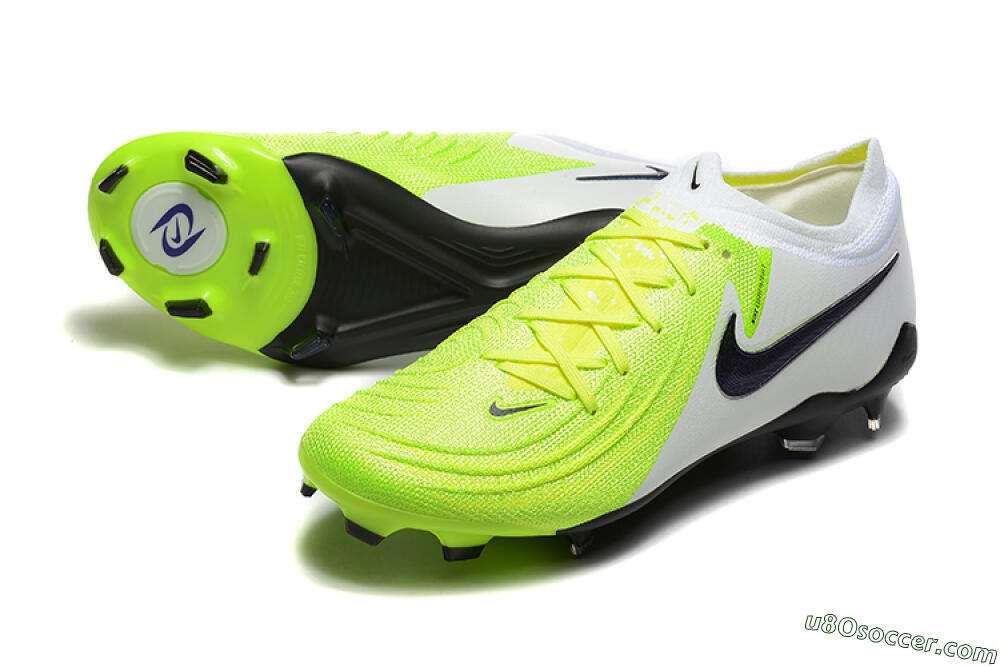 Nike Phantom Luna Elite FG Firm Ground Soccer Cleats - Yellow/White/Black 3