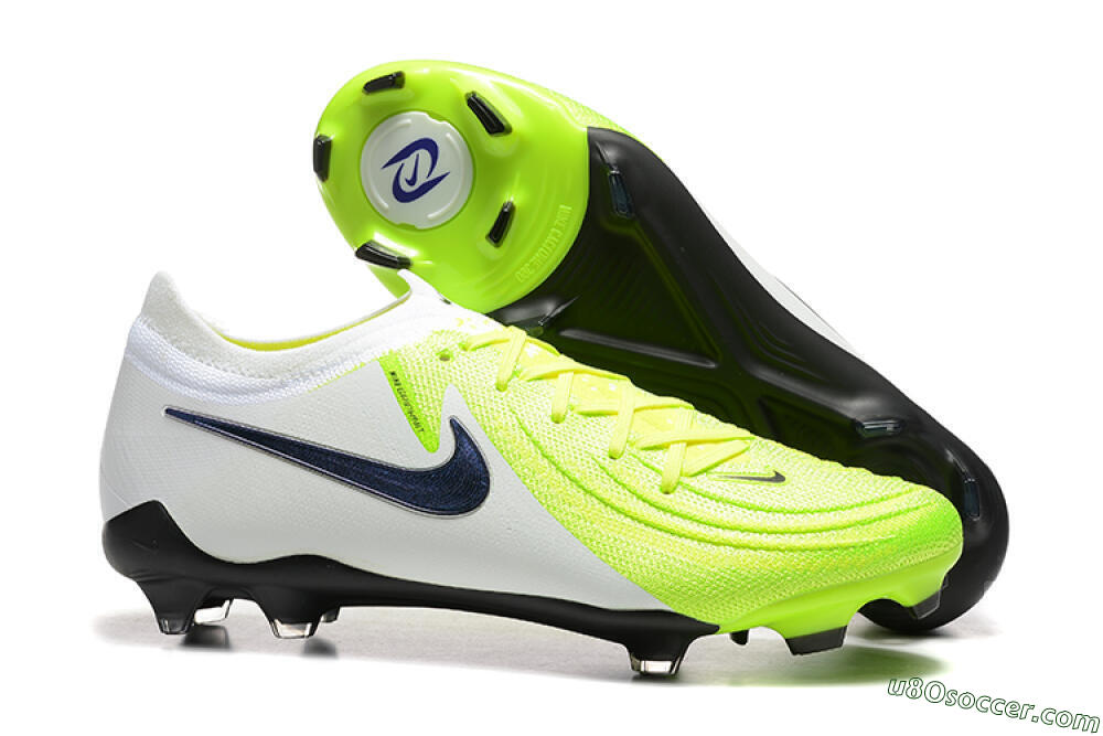 Nike Phantom Luna Elite FG Firm Ground Soccer Cleats - Yellow/White/Black 1