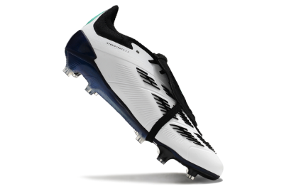 Adidas Predator Elite Foldover Tongue FG Firm Ground Soccer Cleats - White/Jade/Black