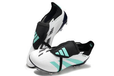 Adidas Predator Elite Foldover Tongue FG Firm Ground Soccer Cleats - White/Jade/Black