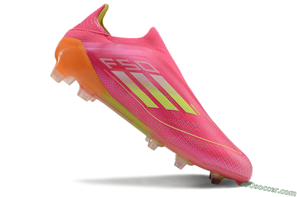 Adidas F50 Elite FG Firm Ground Soccer Cleats - Pink/Yellow/Orange 4