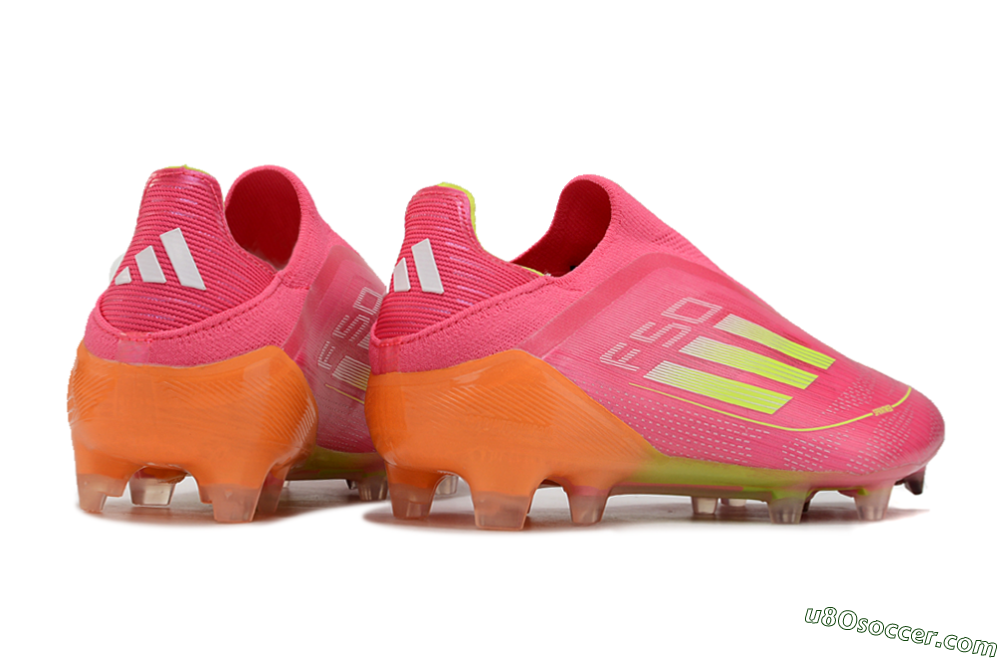 Adidas F50 Elite FG Firm Ground Soccer Cleats - Pink/Yellow/Orange 6