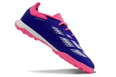 Adidas Predator 24 Elite TF Artificial Turf Soccer Shoes - Blue/White/Pink