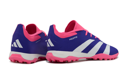 Adidas Predator 24 Elite TF Artificial Turf Soccer Shoes - Blue/White/Pink