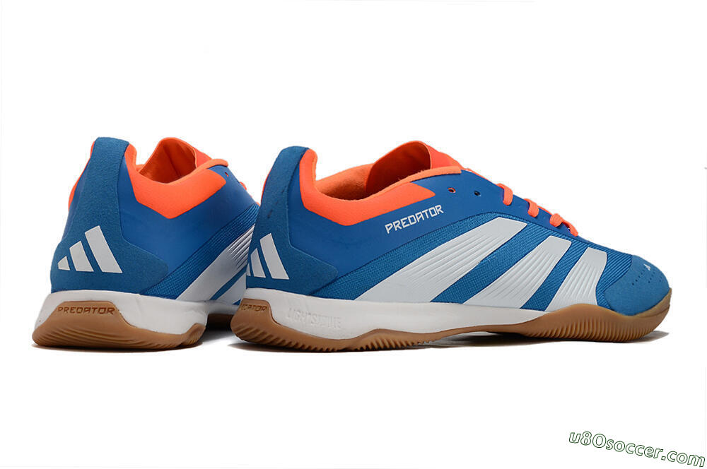Adidas Predator 24 Elite IC Indoor & Futsal Soccer Shoes - Blue/White/Red 6