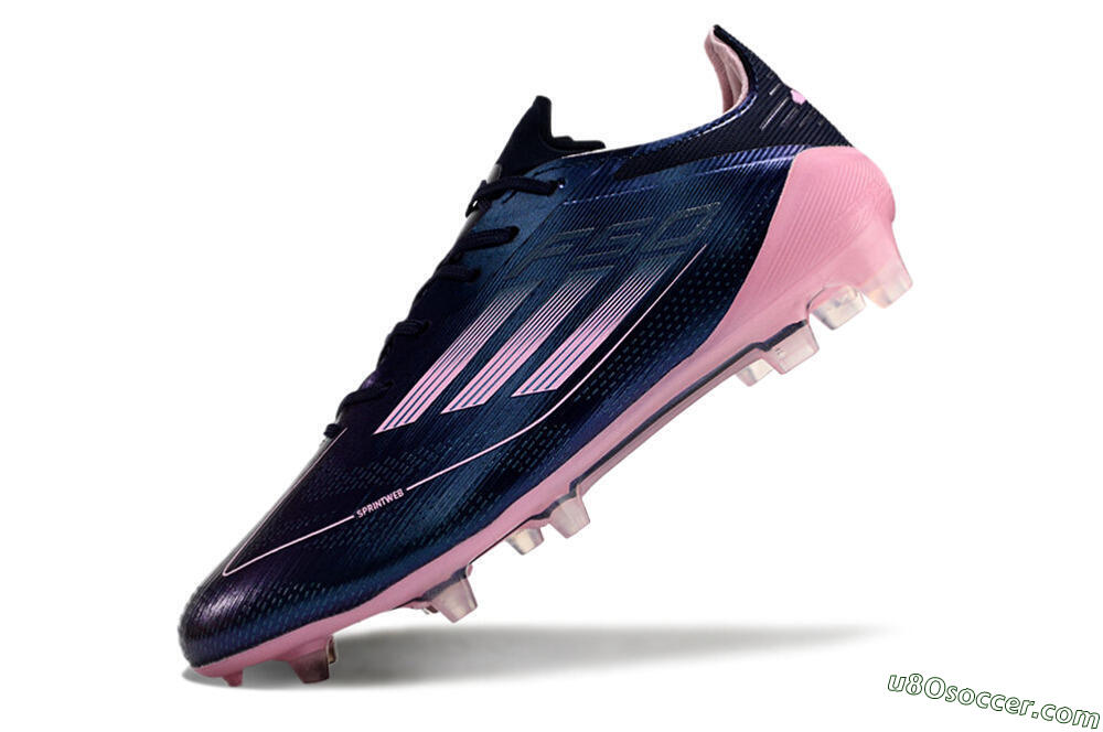 Adidas F50 Elite FG Firm Ground Soccer Cleats - Blue/Pink/Black 5