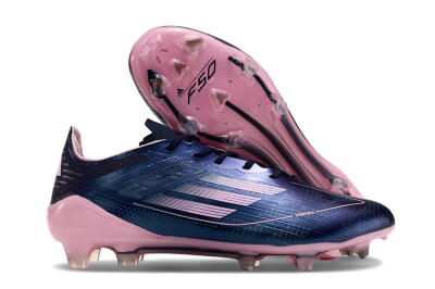 Adidas F50 Elite FG Firm Ground Soccer Cleats - Blue/Pink/Black