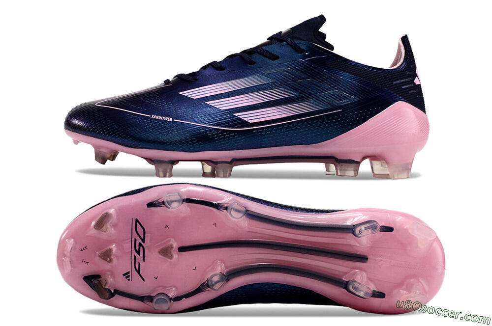 Adidas F50 Elite FG Firm Ground Soccer Cleats - Blue/Pink/Black 0