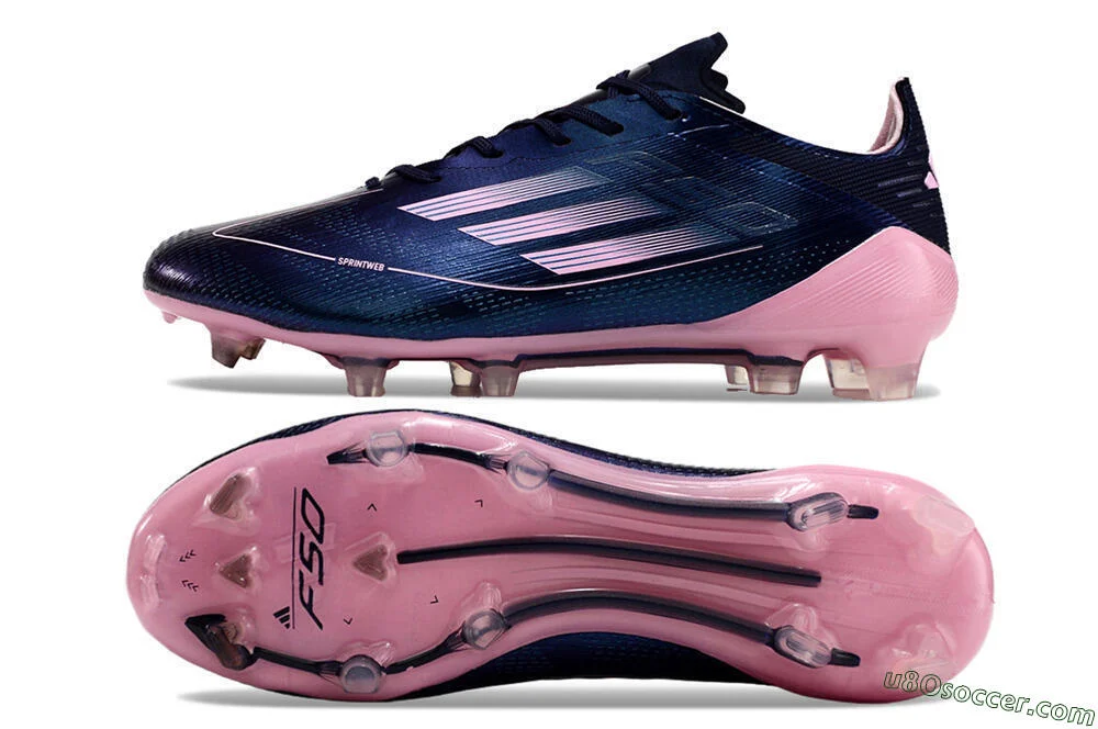 F50ヤマルモデルFG サッカーシューズ ピンク/ネイビー Adidas F50 Elite FG Firm Ground Soccer Cleats - Affordable Performance