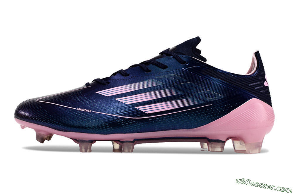 Adidas F50 Elite FG Firm Ground Soccer Cleats - Blue/Pink/Black 2