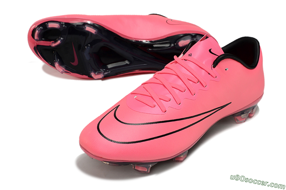 Nike Mercurial Vapor 10 FG Firm Ground Soccer Cleats - Pink/Black 3
