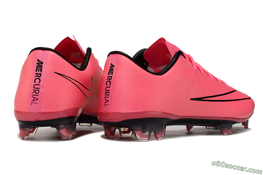Nike Mercurial Vapor 10 FG Firm Ground Soccer Cleats - Pink/Black 6