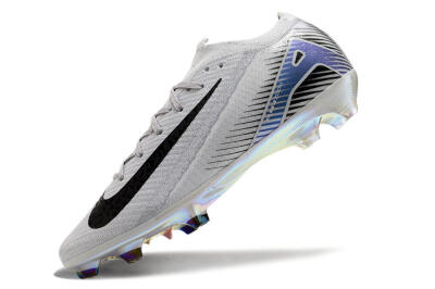 Nike Air Zoom Mercurial Vapor 16 Elite FG Firm Ground Soccer Cleats - Grey/Black/Blue