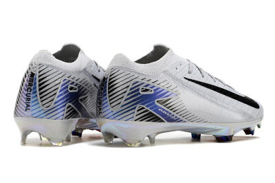 Nike Air Zoom Mercurial Vapor 16 Elite FG Firm Ground Soccer Cleats - Grey/Black/Blue