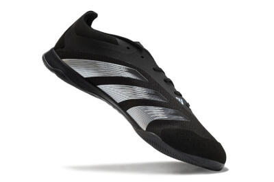 Adidas Predator 24 Elite IC Indoor & Futsal Soccer Shoes - Black/Silver