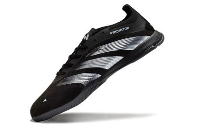 Adidas Predator 24 Elite IC Indoor & Futsal Soccer Shoes - Black/Silver