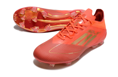 Adidas F50 Elite FG Firm Ground Soccer Cleats - Red/Gold
