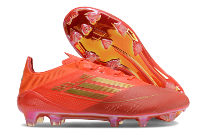 Adidas F50 Elite FG Firm Ground Soccer Cleats - Red/Gold
