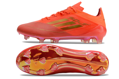 Adidas F50 Elite FG Firm Ground Soccer Cleats - Red/Gold