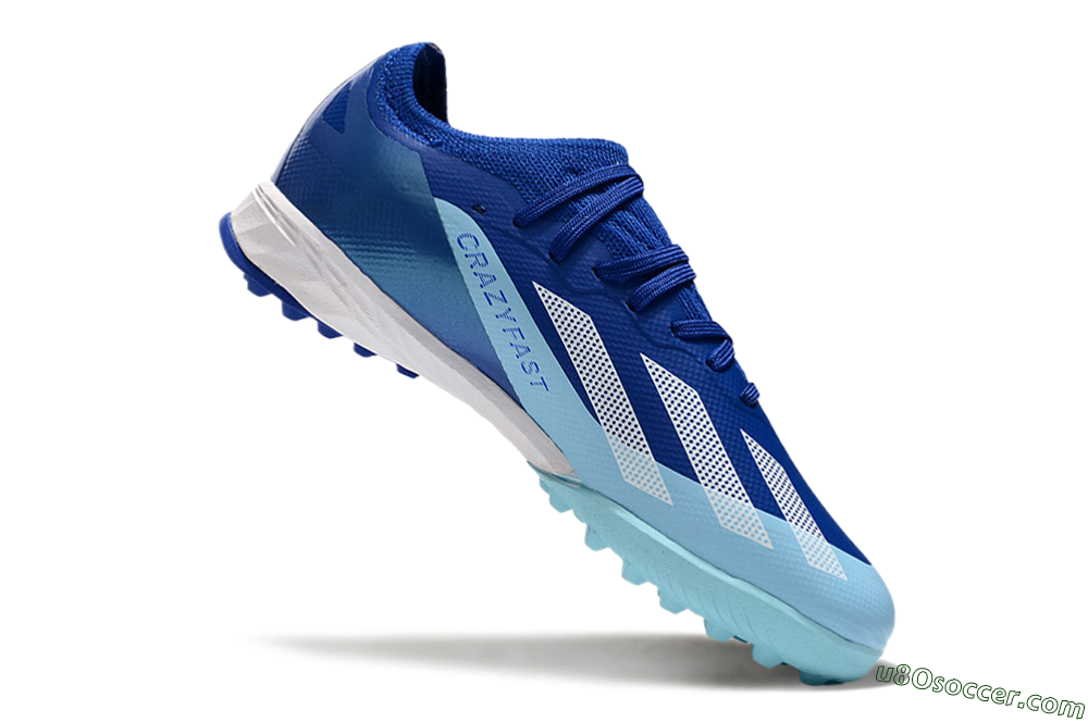 Adidas X Speedportal.1 TF Artificial Turf Soccer Shoes - Blue/White/Jade 4