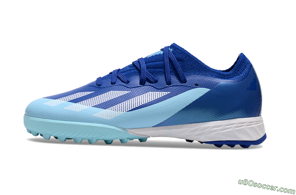 Adidas X Speedportal.1 TF Artificial Turf Soccer Shoes - Blue/White/Jade 2