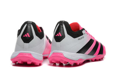 Adidas Predator 24 Elite TF Artificial Turf Soccer Shoes - Pink/Black/White