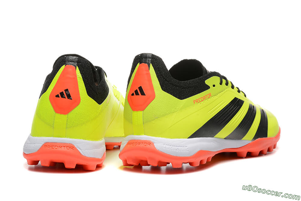 Adidas Predator 24 Elite TF Artificial Turf Soccer Shoes - Yellow/Black/Red 6