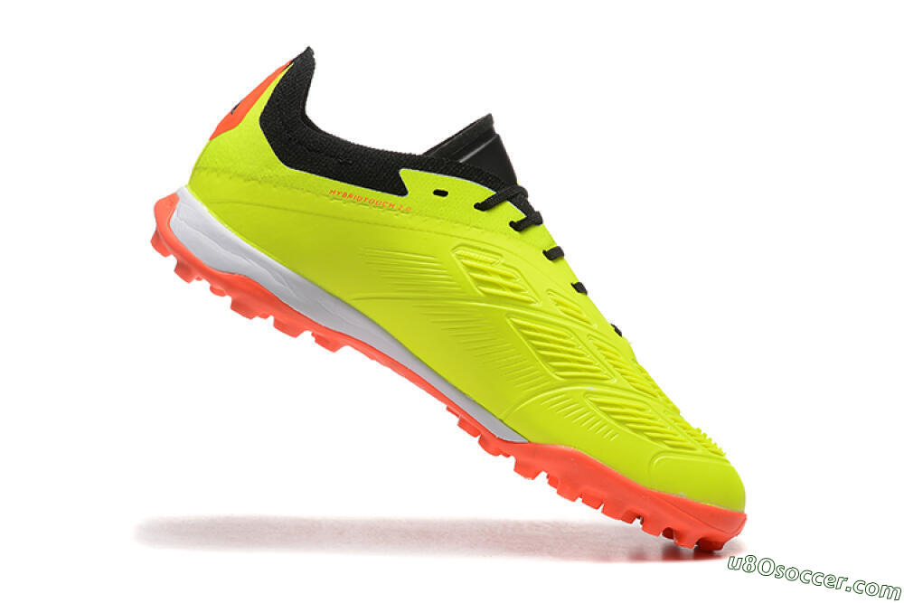 Adidas Predator 24 Elite TF Artificial Turf Soccer Shoes - Yellow/Black/Red 4