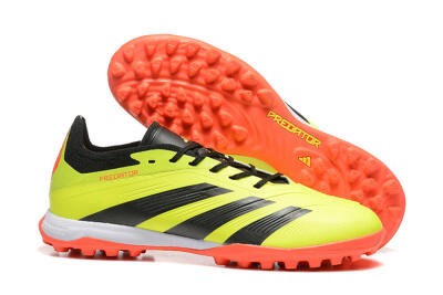 Adidas Predator 24 Elite TF Artificial Turf Soccer Shoes - Yellow/Black/Red