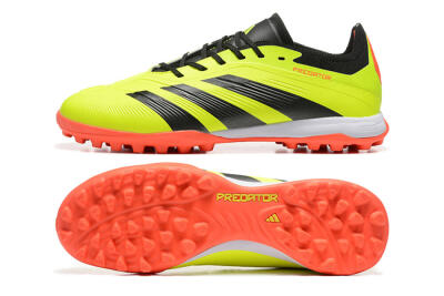 Adidas Predator 24 Elite TF Artificial Turf Soccer Shoes - Yellow/Black/Red