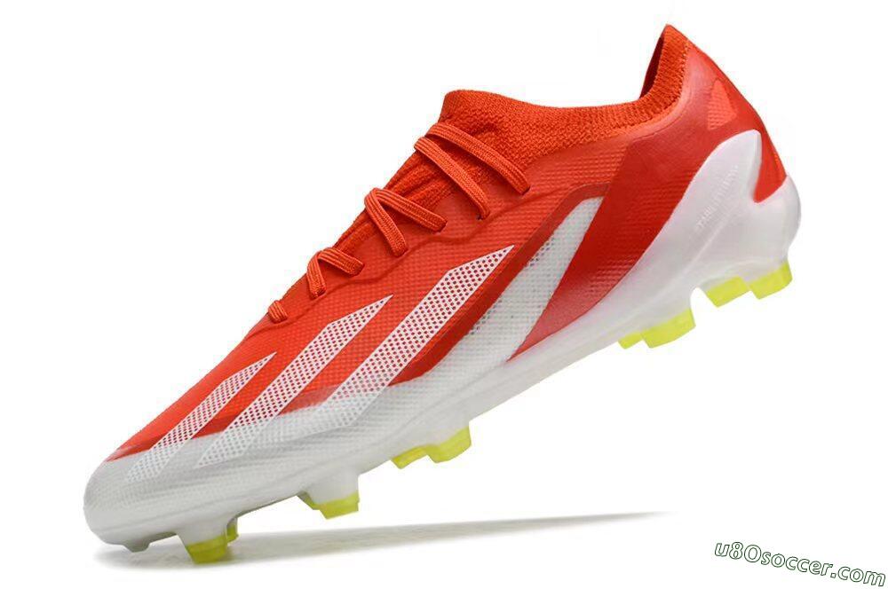 Adidas X Speedportal.1 FG Firm Ground Soccer Cleats - Red/White/Yellow 5