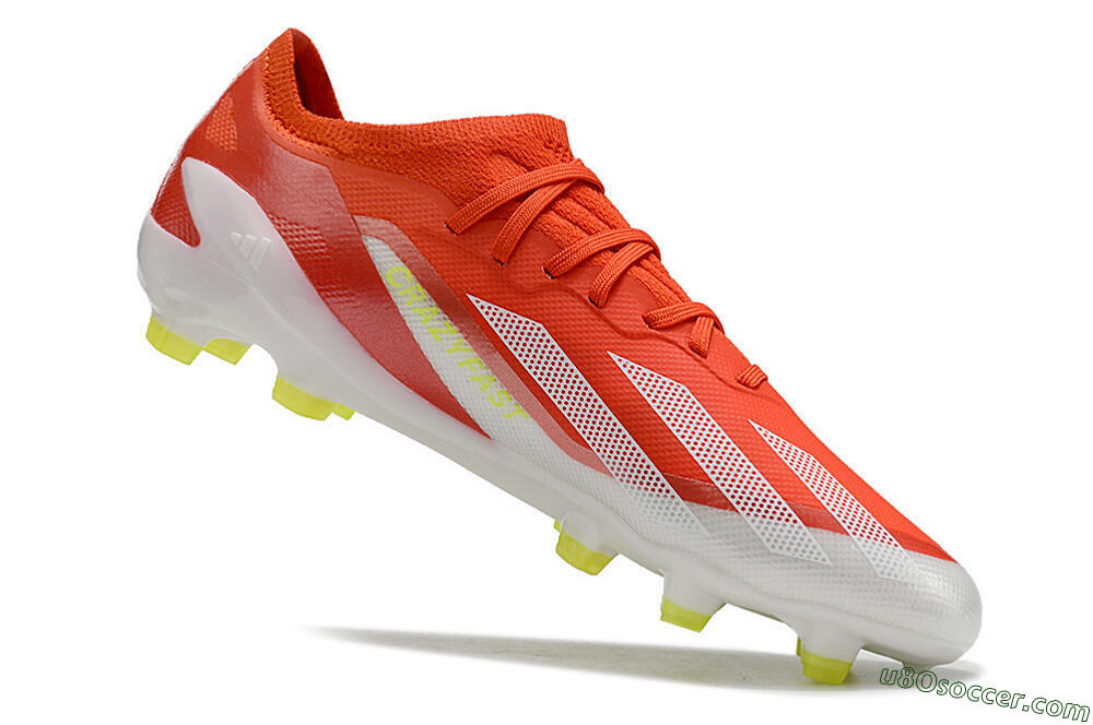 Adidas X Speedportal.1 FG Firm Ground Soccer Cleats - Red/White/Yellow 4