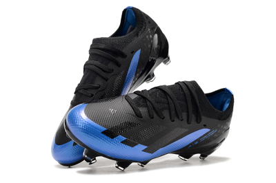 Adidas X Speedportal.1 FG Firm Ground Soccer Cleats - Black/Blue