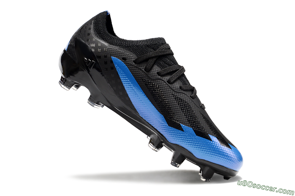 Adidas X Speedportal.1 FG Firm Ground Soccer Cleats - Black/Blue 4