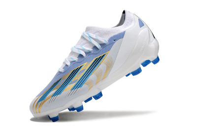 Adidas X Speedportal.1 FG Firm Ground Soccer Cleats - White/Blue/Gold