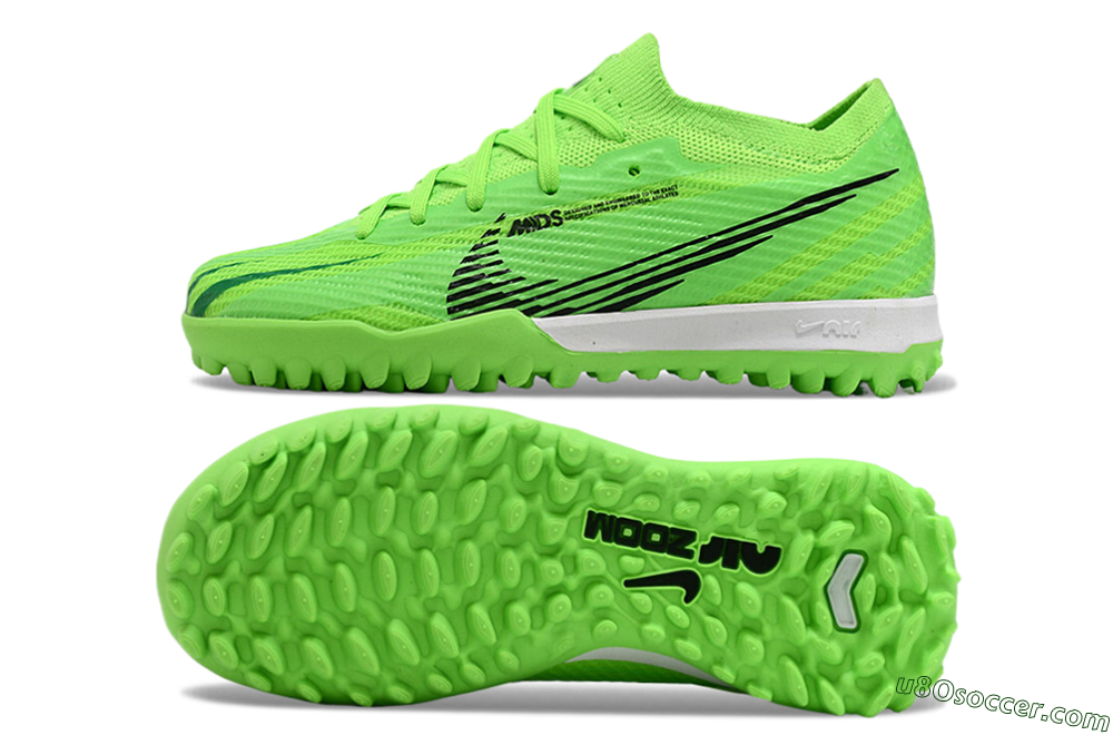 Nike Air Zoom Mercurial Vapor 15 Elite TF Artificial Turf Soccer Shoes - Yellow/Black/White 0