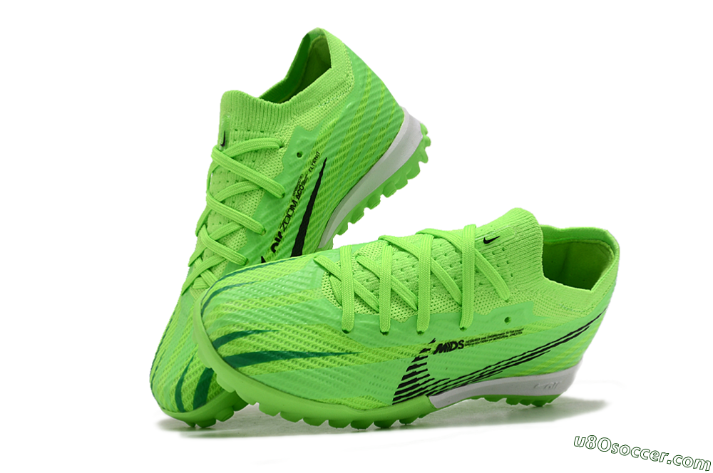 Nike Air Zoom Mercurial Vapor 15 Elite TF Artificial Turf Soccer Shoes - Yellow/Black/White 3