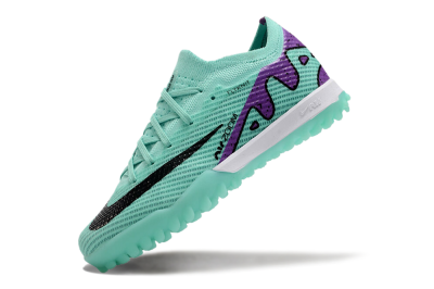 Nike Air Zoom Mercurial Vapor 15 Elite TF Artificial Turf Soccer Shoes - Jade/Purple/Black